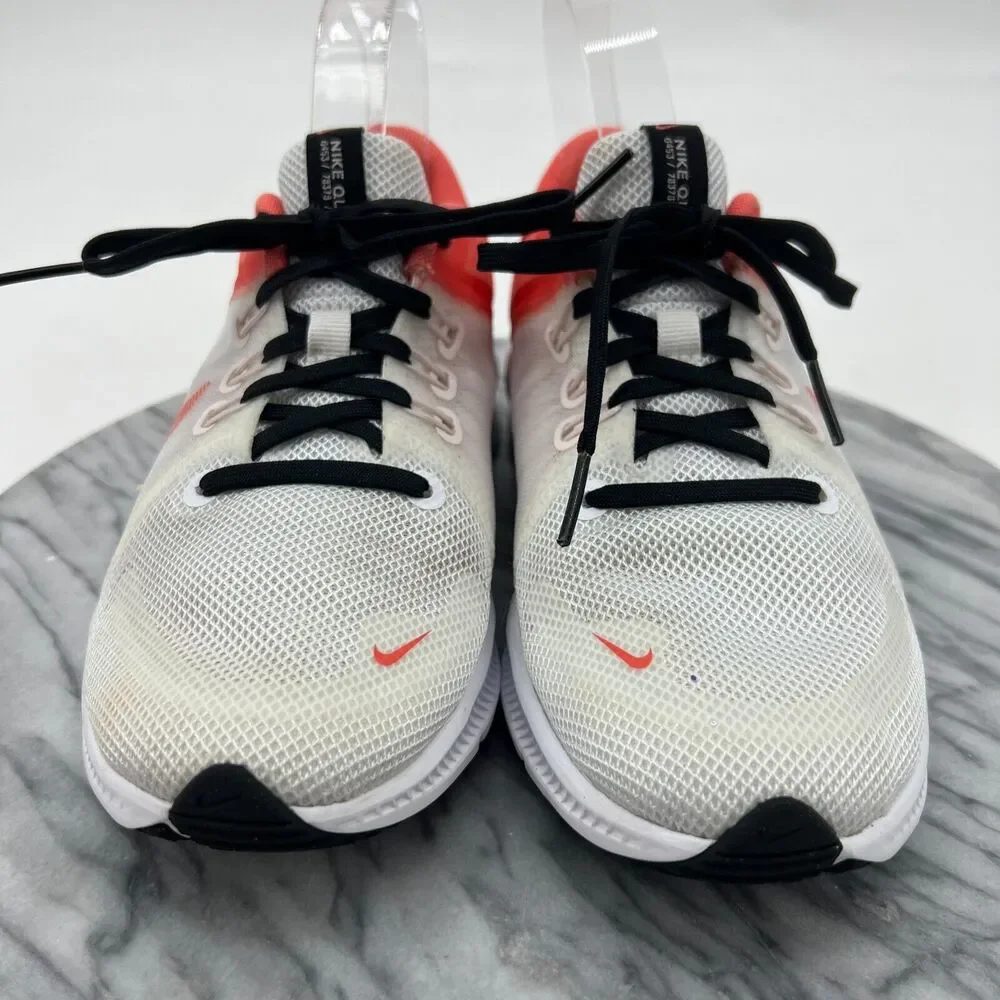 Nike Running Shoe Womens 6 Quest 4 White Mesh Athletic Training DA1106-102